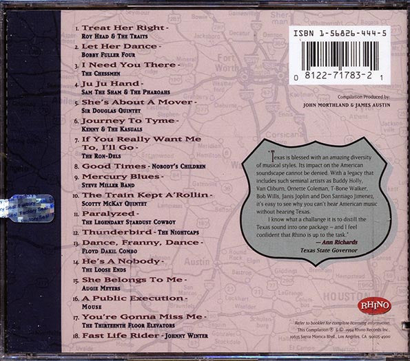 Roy Head & The Traits, Bobby Fuller Four, The Chessmen, Etc. - Texas Music Volume 3: Garage Bands & Psychedelia (CD)
