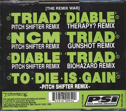 Pitch Shifter - The Remix War (CD)