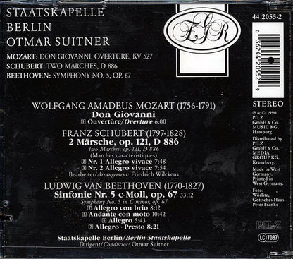 Mozart, Schubert, Beethoven, Suitner, Staatskapelle Berlin - Mozart-Schubert-Beethoven (CD)