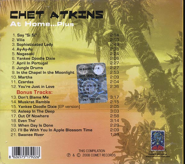 Chet Atkins - At Home Plus (CD)