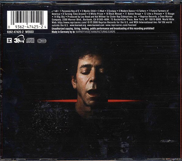 Lou Reed - Ecstasy (CD)