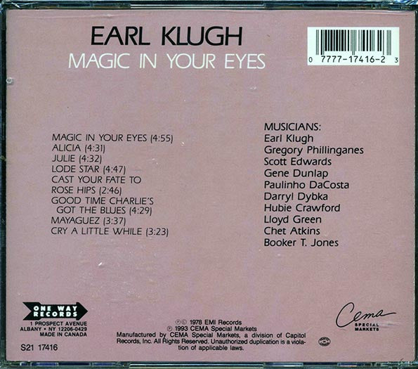 Earl Klugh - Magic In Your Eyes (CD)