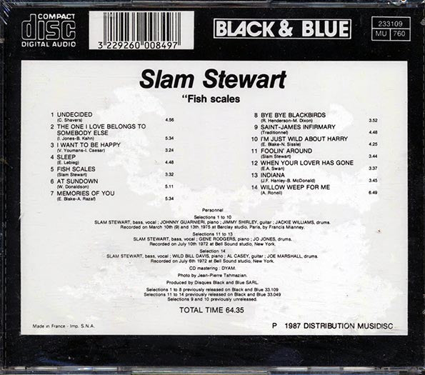Slam Stewart - Fish Scales (CD)
