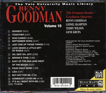 Benny Goodan, Lionel Hampton, Teddy Wilson - Original Genny Goodman Quartet (CD)