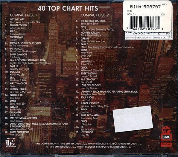 Montell Jordan, The Outhere Brothers, MN8, Etc. - Now That's What I Call Music ! 31 (40 tracks) (CD)