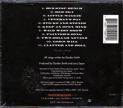 Darden Smith - Native Soil (CD)