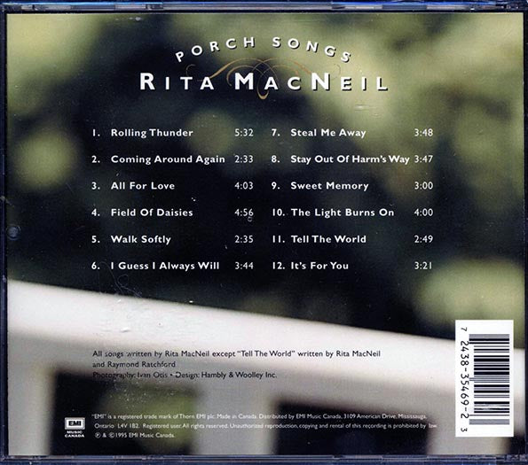 Rita MacNeil - Porch Songs (CD)
