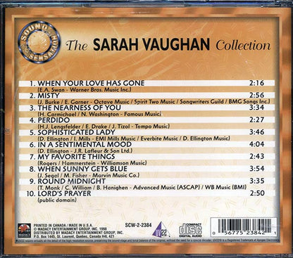 Sarah Vaughan - The Sarah Vaughan Collection (CD)