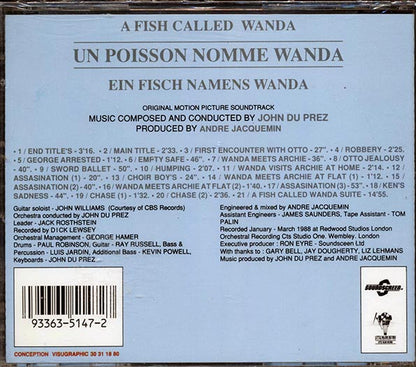 John Du Prez - A Fish Called Wanda: Original Soundtrack (CD)