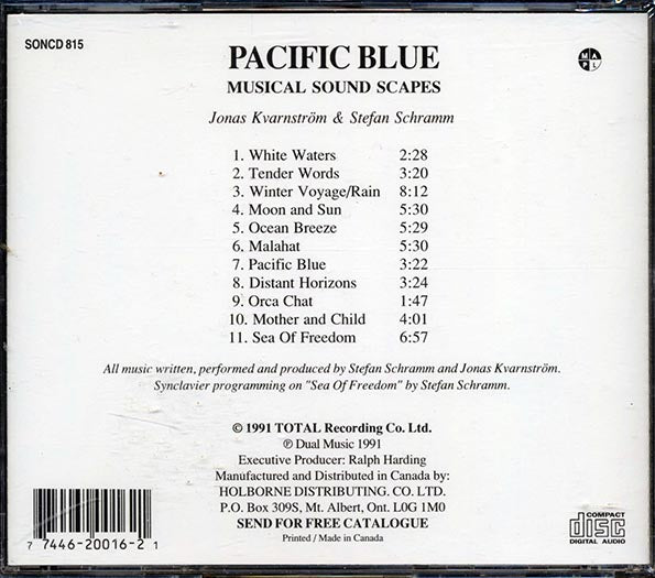 Jonas Kvarnstrom, Stefan Schramm - Pacific Blue: Musical Sound Scapes (CD)