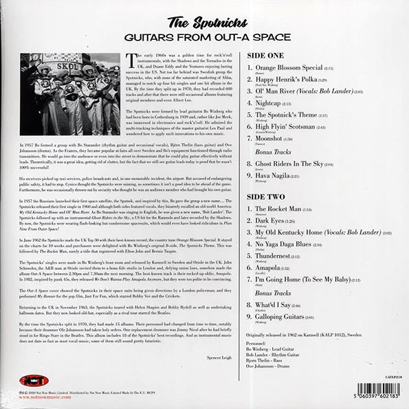 The Spotnicks - Guitars From Out-A Space (LP)