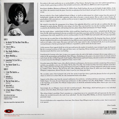 Nina Simone - Sings Ellington! (180g) (remastered) (LP) - PureSound Records