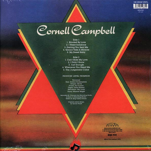 Cornell Campbell - Sweet Baby (LP) - PureSound Records