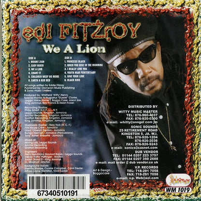 Edi Fitzroy - We A Lion (Jamaica press) (LP) - PureSound Records