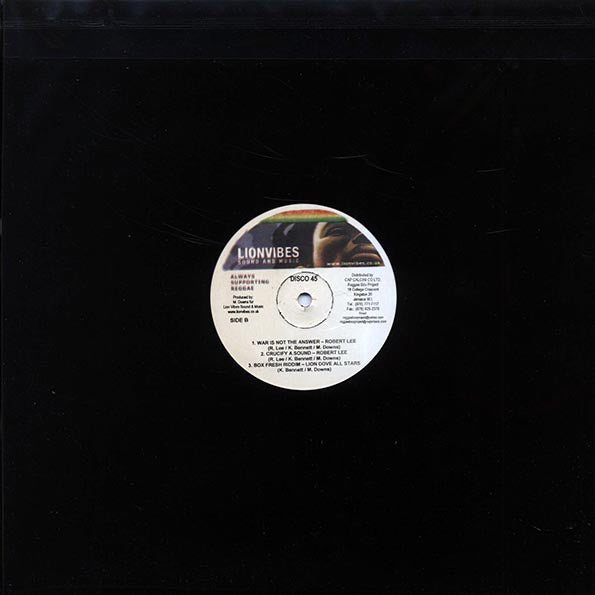 Anthony Red Rose - No Do What Dem Do (Straight); Anthony Red Rose - No Do What Dem Do (Dub Mix); Anthony Red Rose - No Do What Dem Do (Dub Mix 2)  /  Robert Lee - War Is Not The Answer; Robert Lee - Crucify A Sound; Robert Lee - Box Fresh Riddim (12")