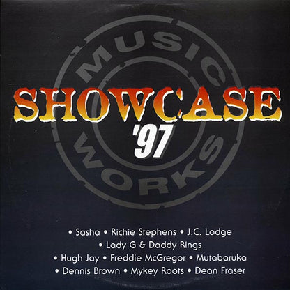 Dennis Brown, Freddie McGregor, Richie Stephens, Etc. - Music Works Showcase '97 (Jamaica press) (LP) - PureSound Records