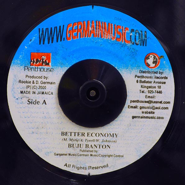 Buju Banton - Better Economy  /  Version (7")