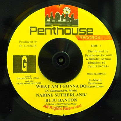 Nadine Sutherland, Buju Banton - What Am I Gonna Do  /  Version (7")