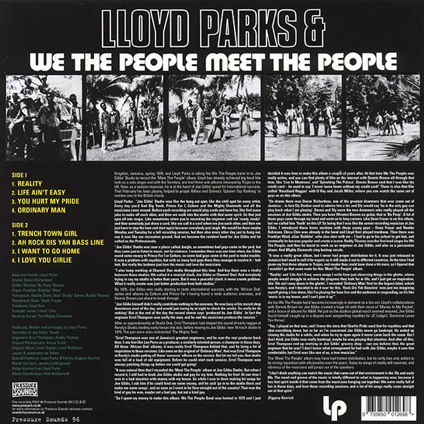 Lloyd Parks & We The People - Meet The People (LP) - PureSound Records