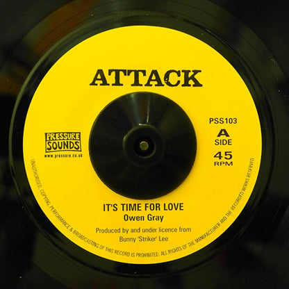 Owen Gray - It's Time For Love  /  Bobby Ellis, Val Bennett - The Arabian Sound Of Reggae (7")