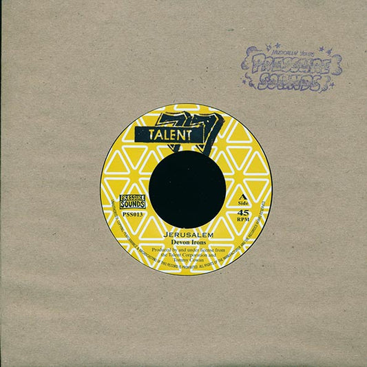 Devon Irons - Jerusalem  /  Talent Crew - Jerusalem Rock (7")
