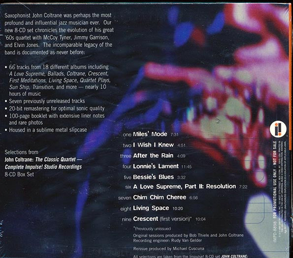 John Coltrane - Selections From The Classic Quartet: Complete Impulse! Studio Recordings (CD)