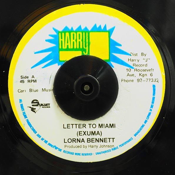 Lorna Bennett - Letter To Miami  /  Lorna Bennett - Letter To Miami Part 2 (7")