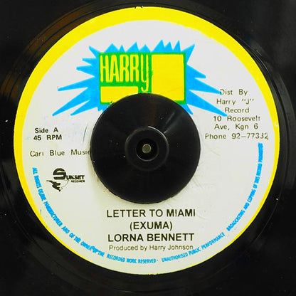Lorna Bennett - Letter To Miami  /  Lorna Bennett - Letter To Miami Part 2 (7")