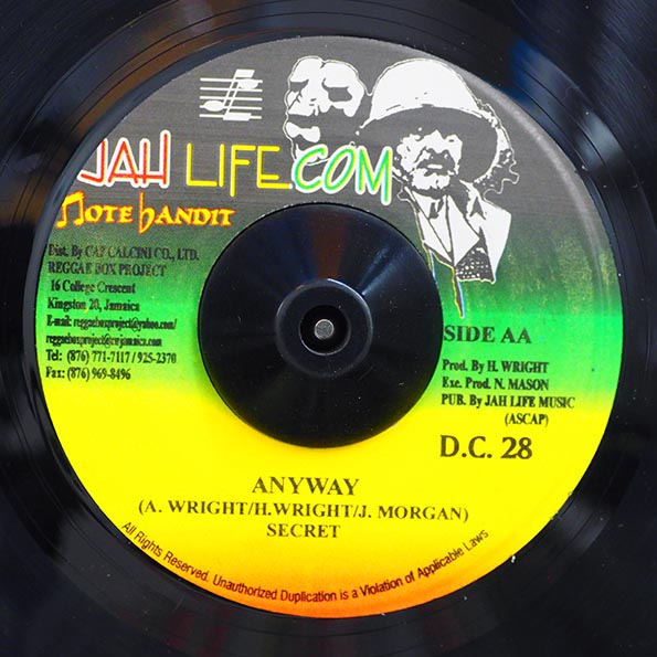 Barrington Levy - Come  /  Secret - Anyway (7")