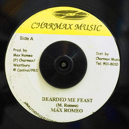 Max Romeo - Bearded Man Feast  /  Max Romeo - Rasta Band Wagon (7")