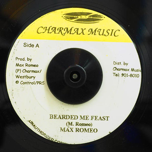 Max Romeo - Bearded Man Feast  /  Max Romeo - Rasta Band Wagon (7")