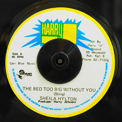 Sheila Hylton - The Bed Too Big Without You  /  Version (7")