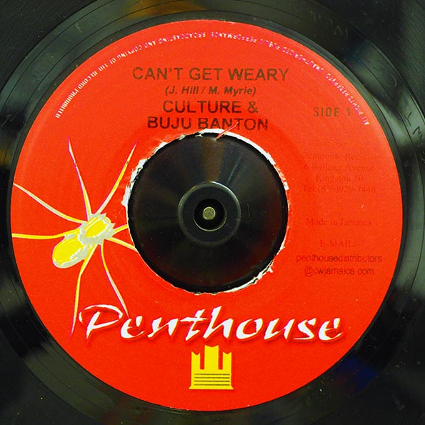 Culture, Buju Banton - Can't Get Weary  /  Version (7")