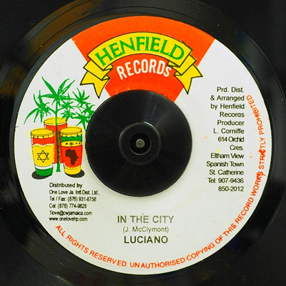 Luciano - In The City  /  Version (7")