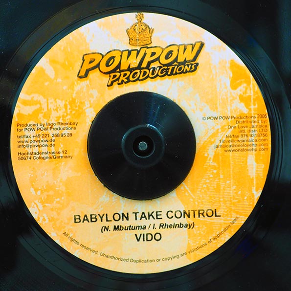 Ras Shiloh - Lion Of Judah  /  Vido - Babylon Take Control (7")