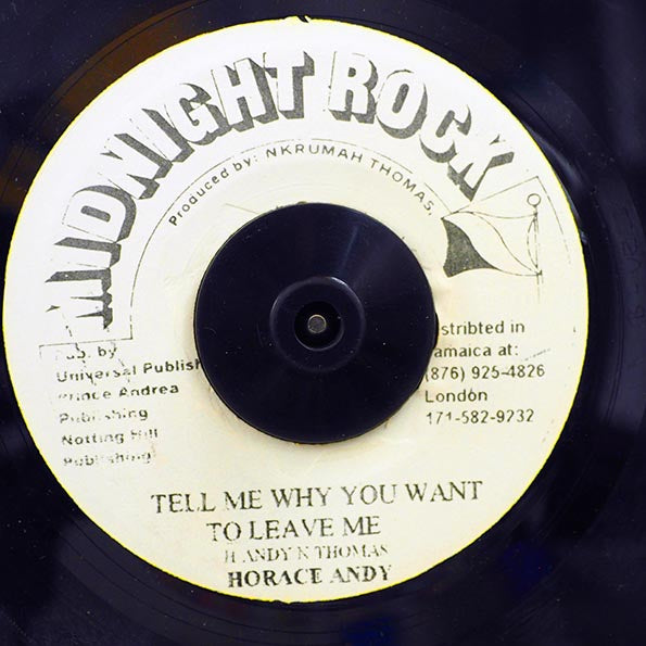 Horace Andy - Two Different Thing  /  Horace Andy - Tell Me Why You Want To Leave Me (7")
