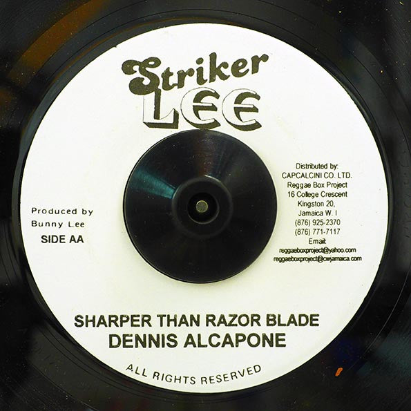 Dennis Alcapone, Eric Donaldson - Alcapone Guns Don't Argue  /  Dennis Alcapone - Sharper Than Razor Blade (7")