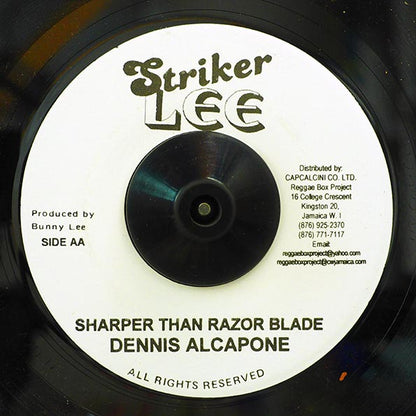 Dennis Alcapone, Eric Donaldson - Alcapone Guns Don't Argue  /  Dennis Alcapone - Sharper Than Razor Blade (7")