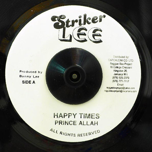Prince Alla - Happy Times  /  Version (7")