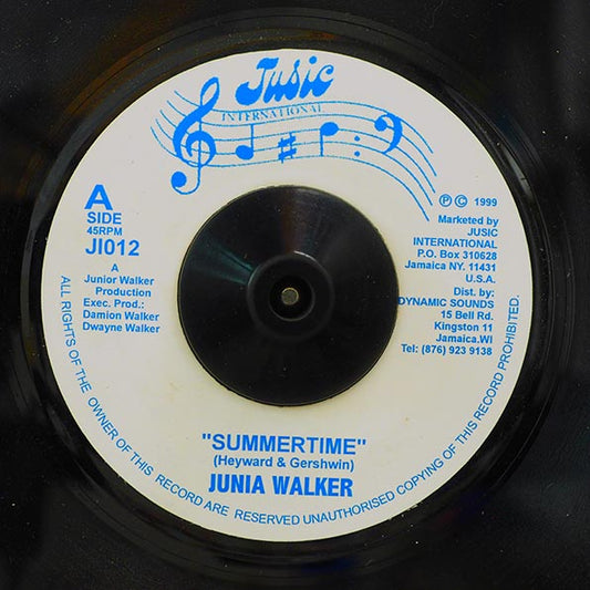 Junia Walker - Summertime  /  Junia Walker - Down Downpresser (7")