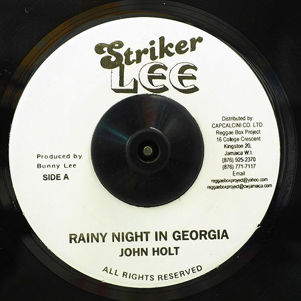 John Holt - Rainy Night In Georgia  /  John Holt - Homely Girl (7")