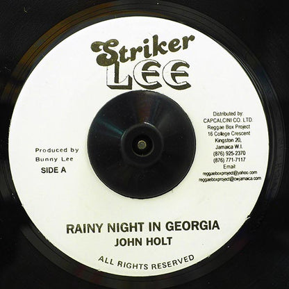 John Holt - Rainy Night In Georgia  /  John Holt - Homely Girl (7")