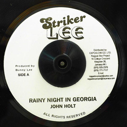 John Holt - Rainy Night In Georgia  /  John Holt - Homely Girl (7")