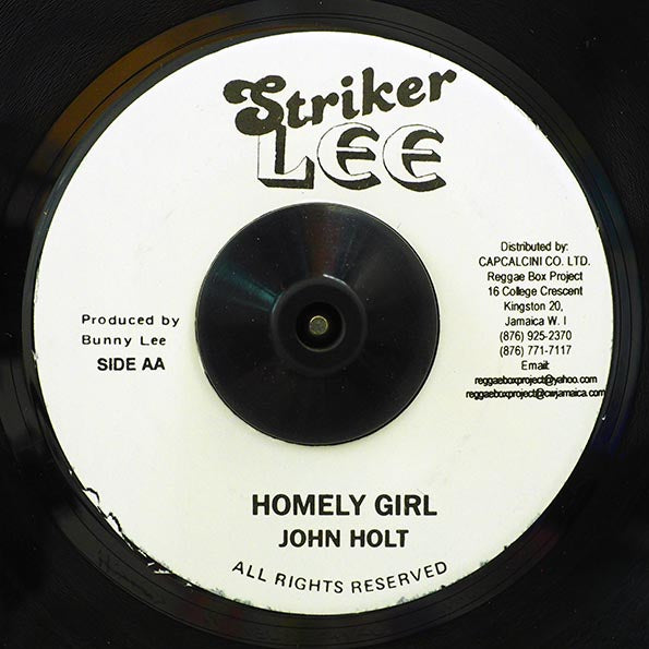 John Holt - Rainy Night In Georgia  /  John Holt - Homely Girl (7")