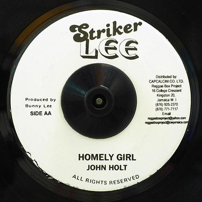 John Holt - Rainy Night In Georgia  /  John Holt - Homely Girl (7")