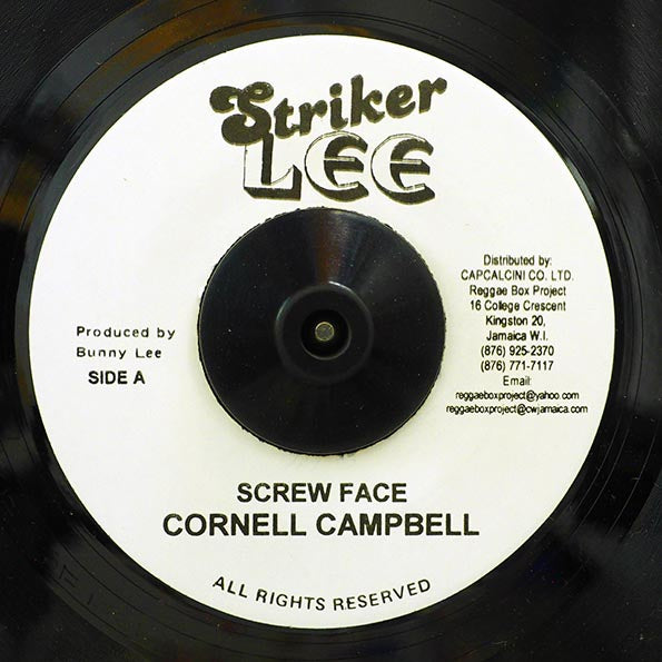 Cornell Campbell - Screw Face  /  The Aggrovators - Screw Dub (7")