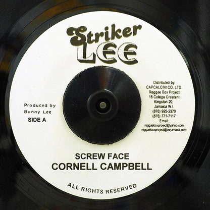 Cornell Campbell - Screw Face  /  The Aggrovators - Screw Dub (7")