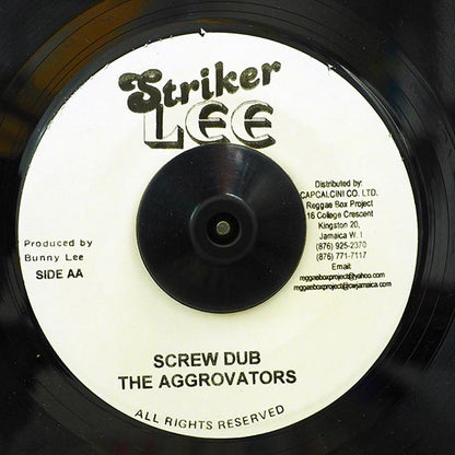 Cornell Campbell - Screw Face  /  The Aggrovators - Screw Dub (7")