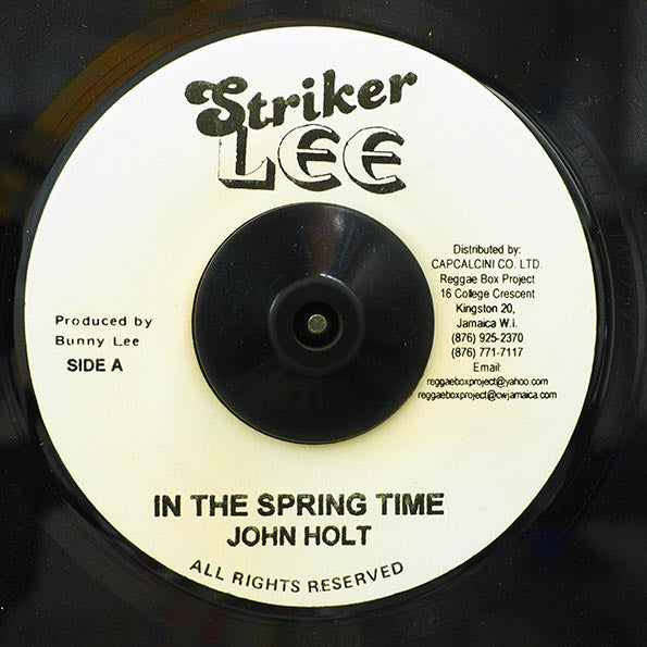 Jah Stitch - Dread Inna Jamdown  /  John Holt - In The Spring Time (7")