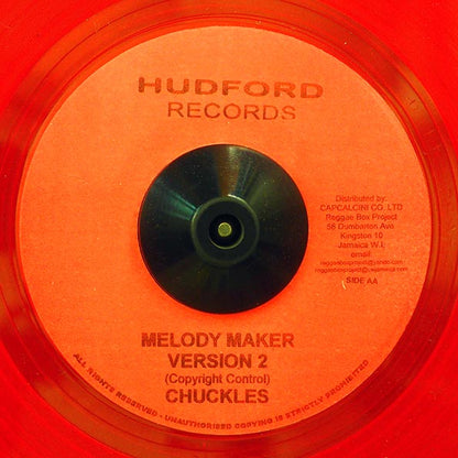 Keith Hudson - Like I Am Dying  /  Chuckles - Melody Maker Version 2 (7")